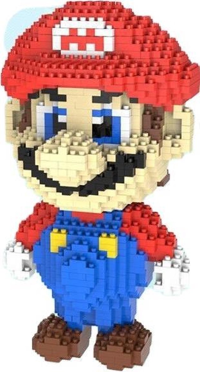 Mario (Lego Look) Blocks | Zelfbouw | 1200 Stuks | Mario Pakket | DIY Mario | Creatieve Mario Consturctie